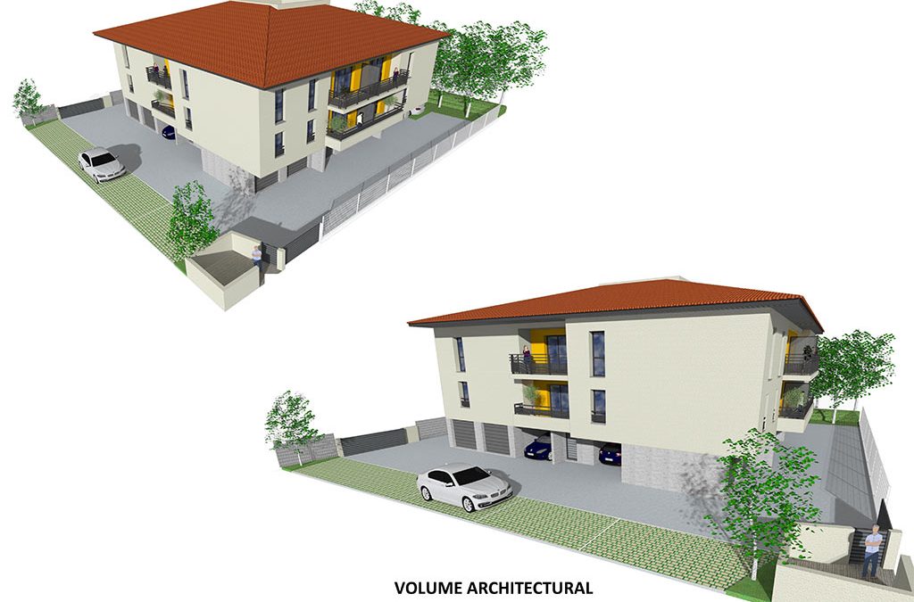 Réalisation d’une projection 3D d’un bâtiment collectif