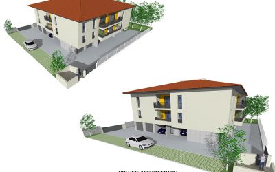 Réalisation d’une projection 3D d’un bâtiment collectif