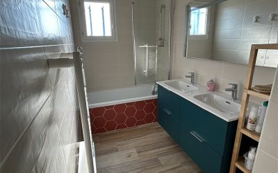 rénovation d’une salle de bain a Le Boulou