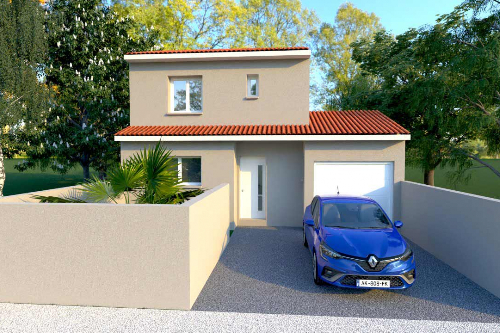 construction-villa-demi-étage-vue-avant