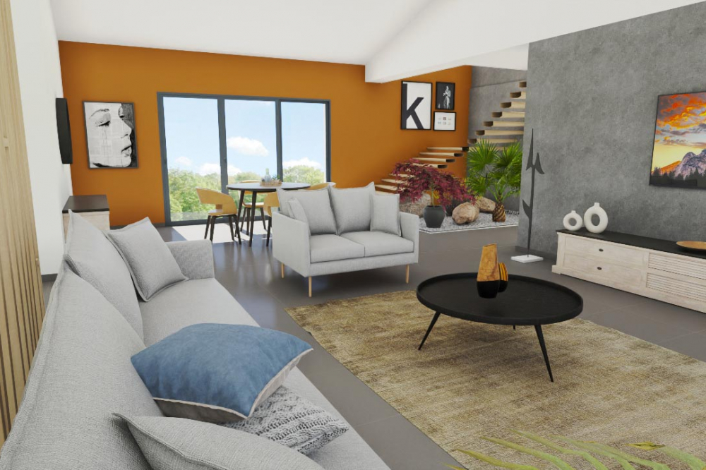 villa-contemporaine-130M²-salon