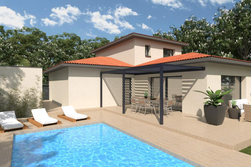 villa-contemporaine-toiture-mixte-vue-jardin