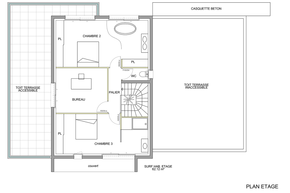 villa-moderna-plan-etage