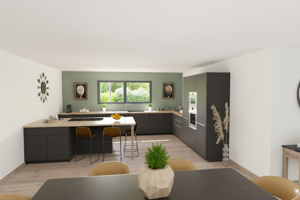 villa-plain-pied-spacieuse-110m²-cuisine