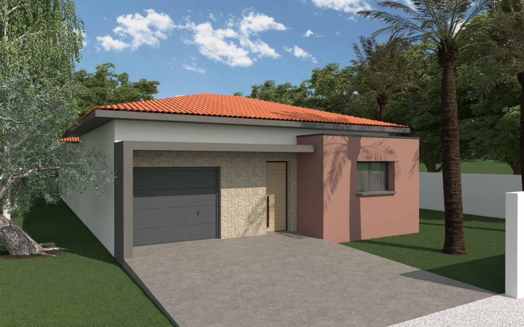 Villa moderne 150m2 habitable avec garage 18m2