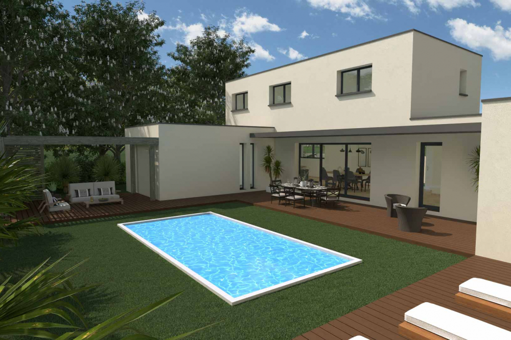 villa-ultra-moderne-toit-plat-piscine