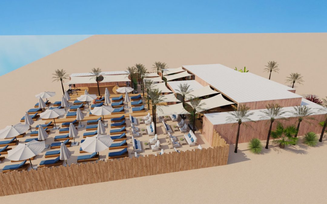 Visuels 3D immersif pour un club de plage