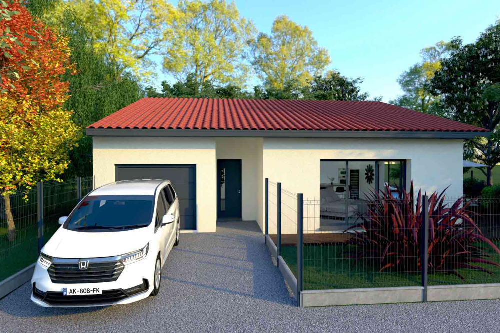 villa-individuelle-toituretuile-2pentes-façade-avant